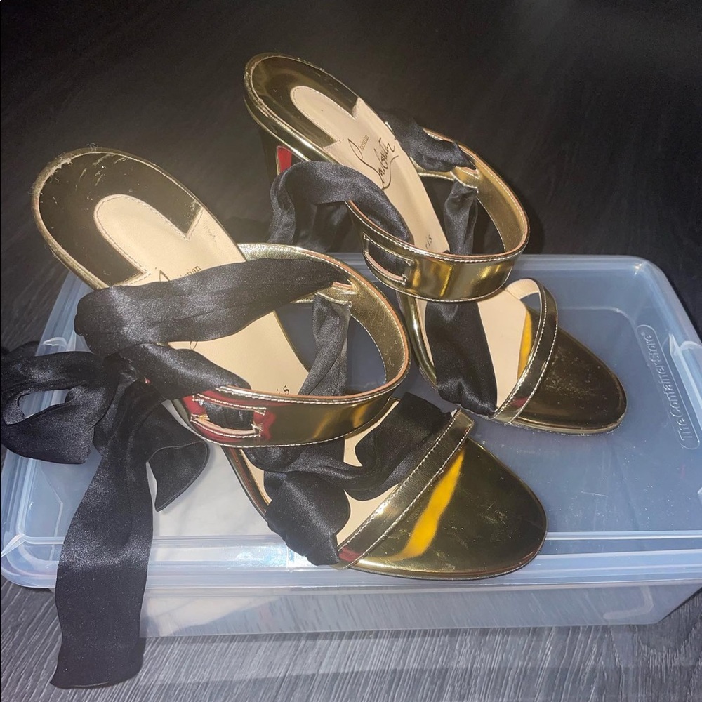 Christian Louboutin Tie Up Heels - Picture 3 of 11